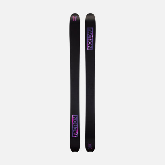 Bases of Black and purple Faction La Machine 4 touring ski